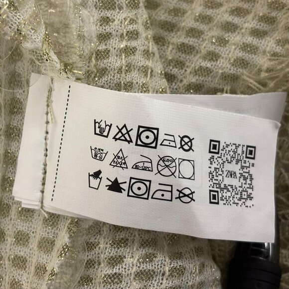 Zara Womens Sequin Camisole Cami Top Camisole Size L Clear 4813/834 NWT - Picture 8 of 12